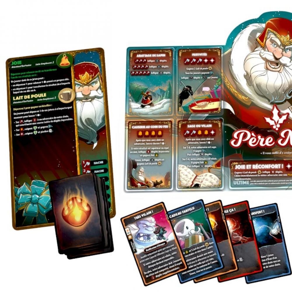 Dice Throne - Père Noël vs Krampus - dice throne père noël vs krampus