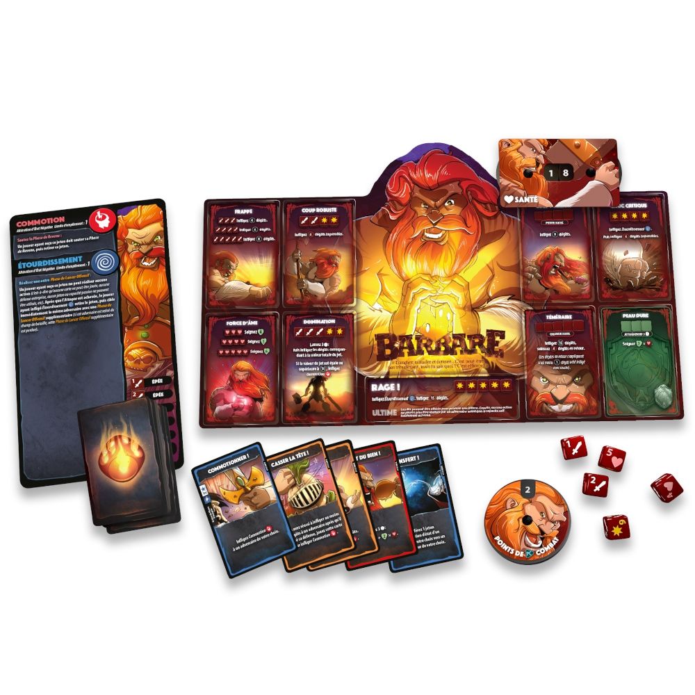 Dice Throne S1 C1 - Barbare vs Elfe Lunaire - dice throne s1 c1 barbare vs elfe lunaire