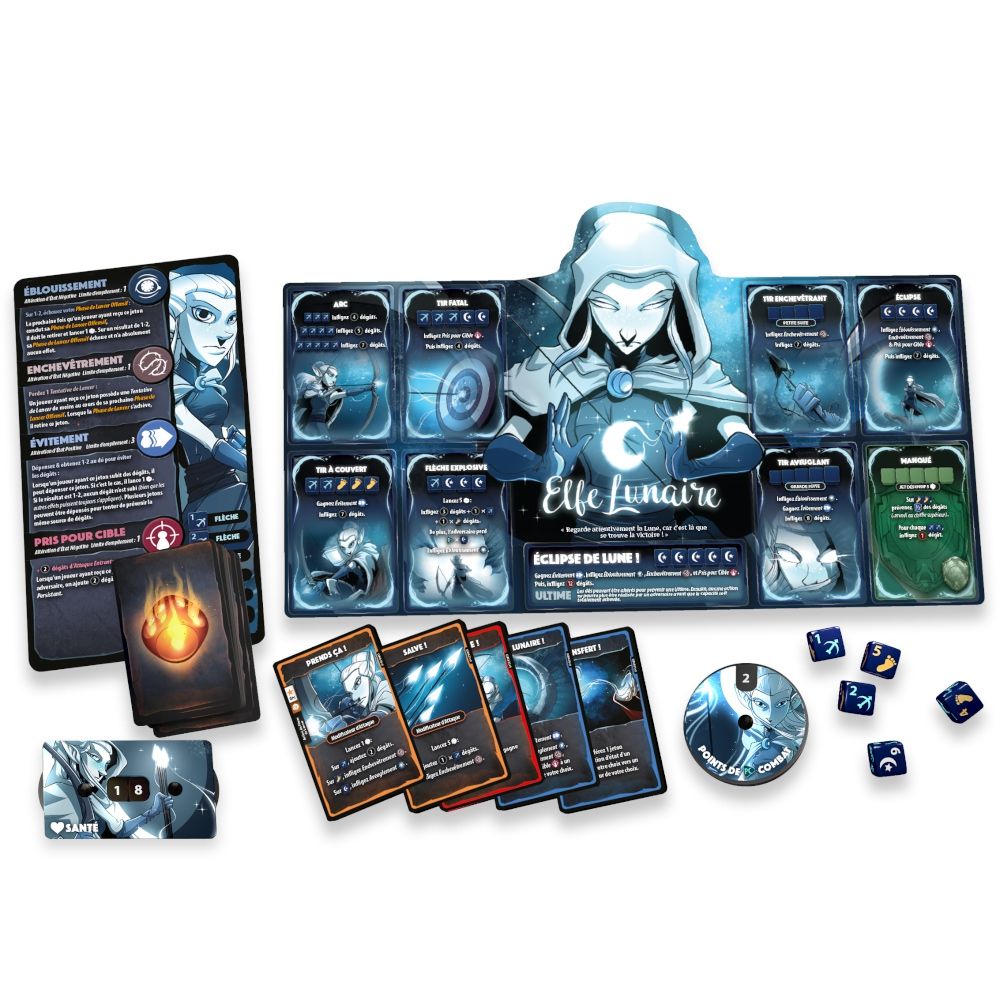 Dice Throne S1 C1 - Barbare vs Elfe Lunaire - dice throne s1 c1 barbare vs elfe lunaire