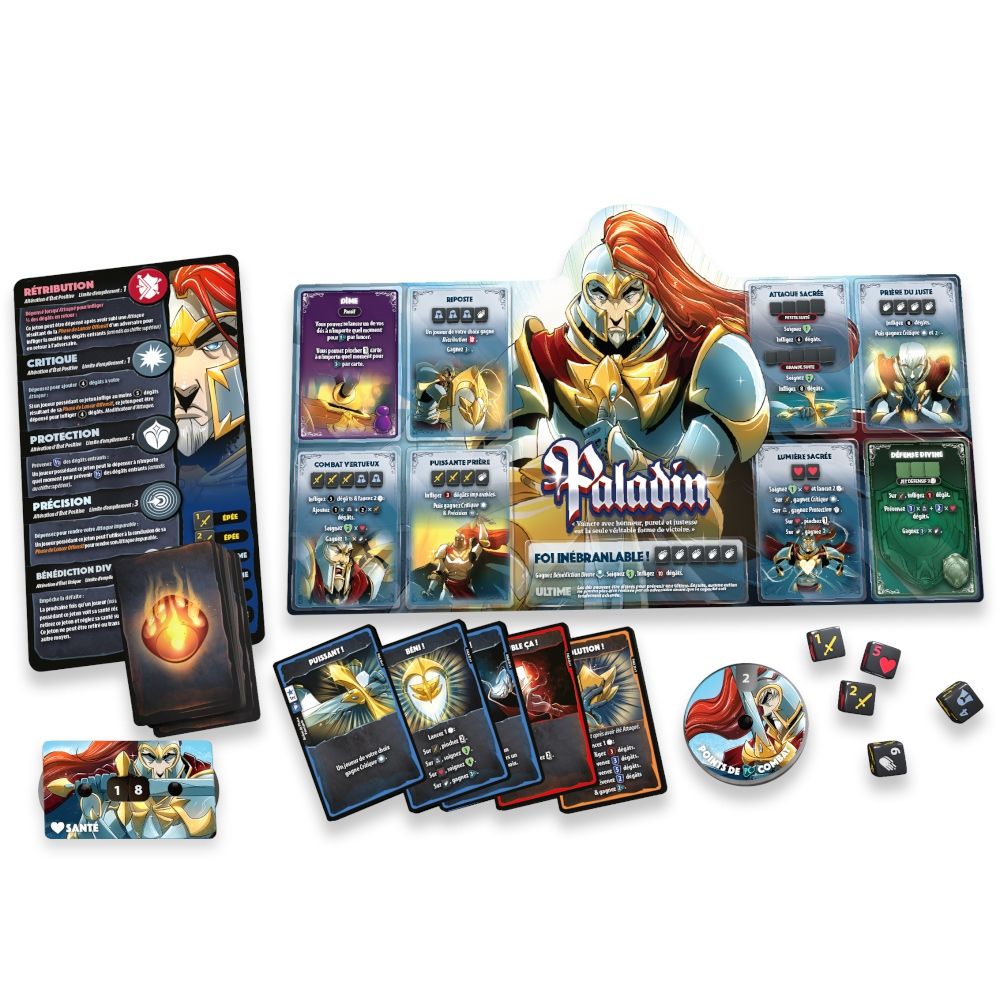 Dice Throne S1 C2 - Moine vs Paladin - dice throne s1 c2 moine vs paladin