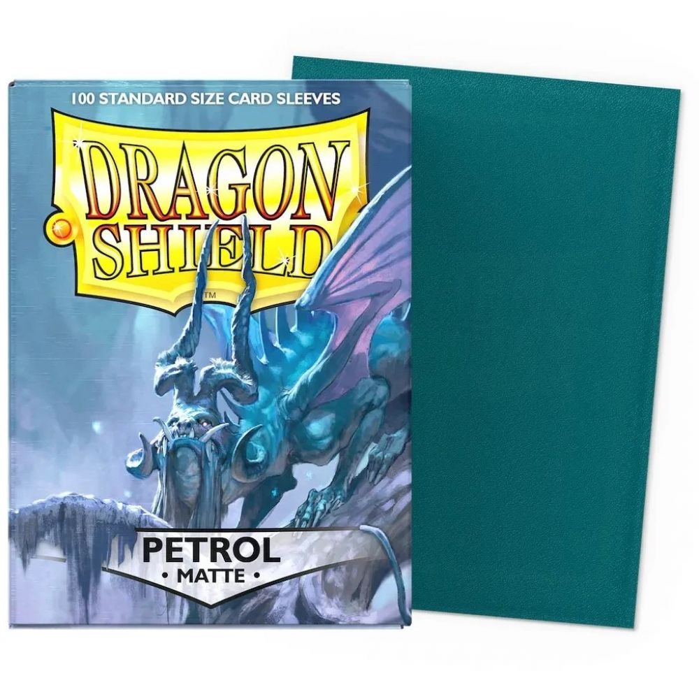 100 sleeves dragon shield matte : petrol