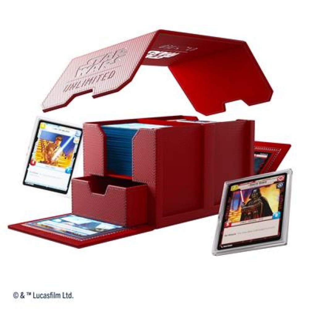 Star Wars Unlimited Double Deck Pod Red - star wars unlimited double deck pod red