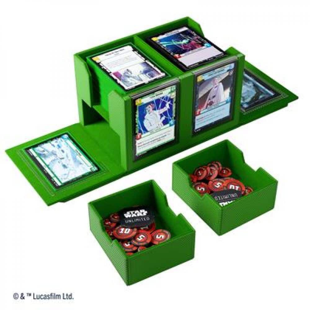 Star Wars Unlimited Double Deck Pod Green - star wars unlimited double deck pod green