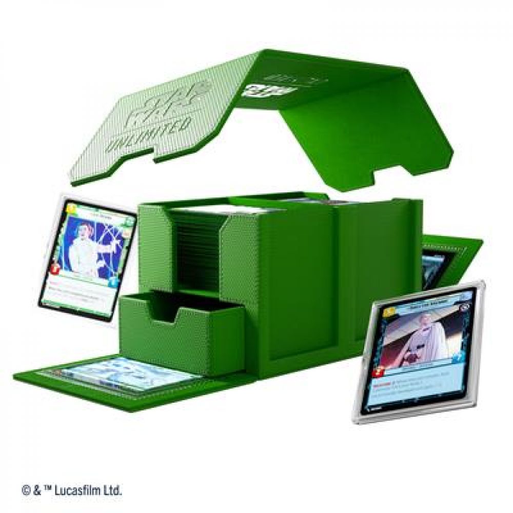 Star Wars Unlimited Double Deck Pod Green - star wars unlimited double deck pod green