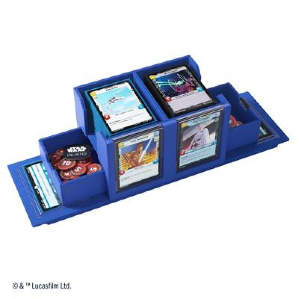 Star Wars Unlimited Double Deck Pod Blue - star wars unlimited double deck pod blue
