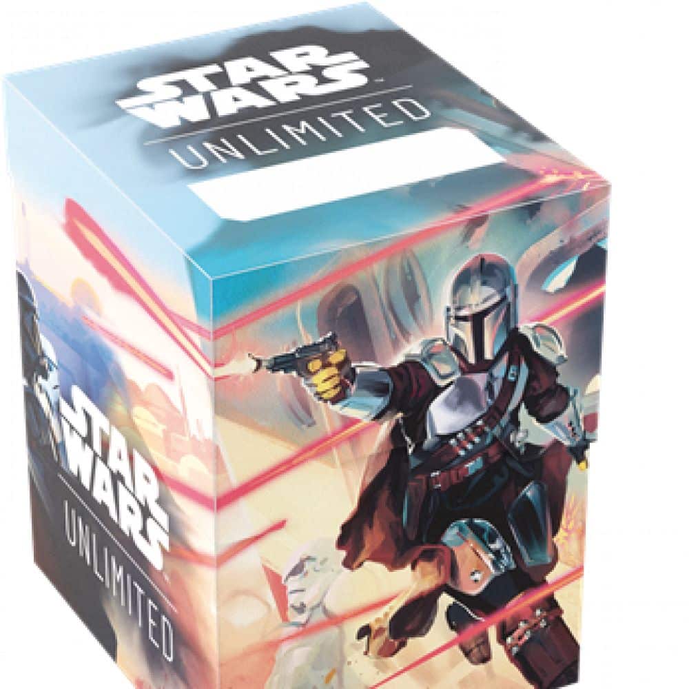 star wars unlimited deck box: mand./moff gid