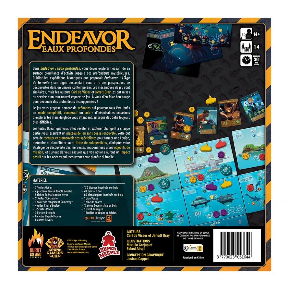 Endeavor Eaux Profondes - endeavor eaux profondes