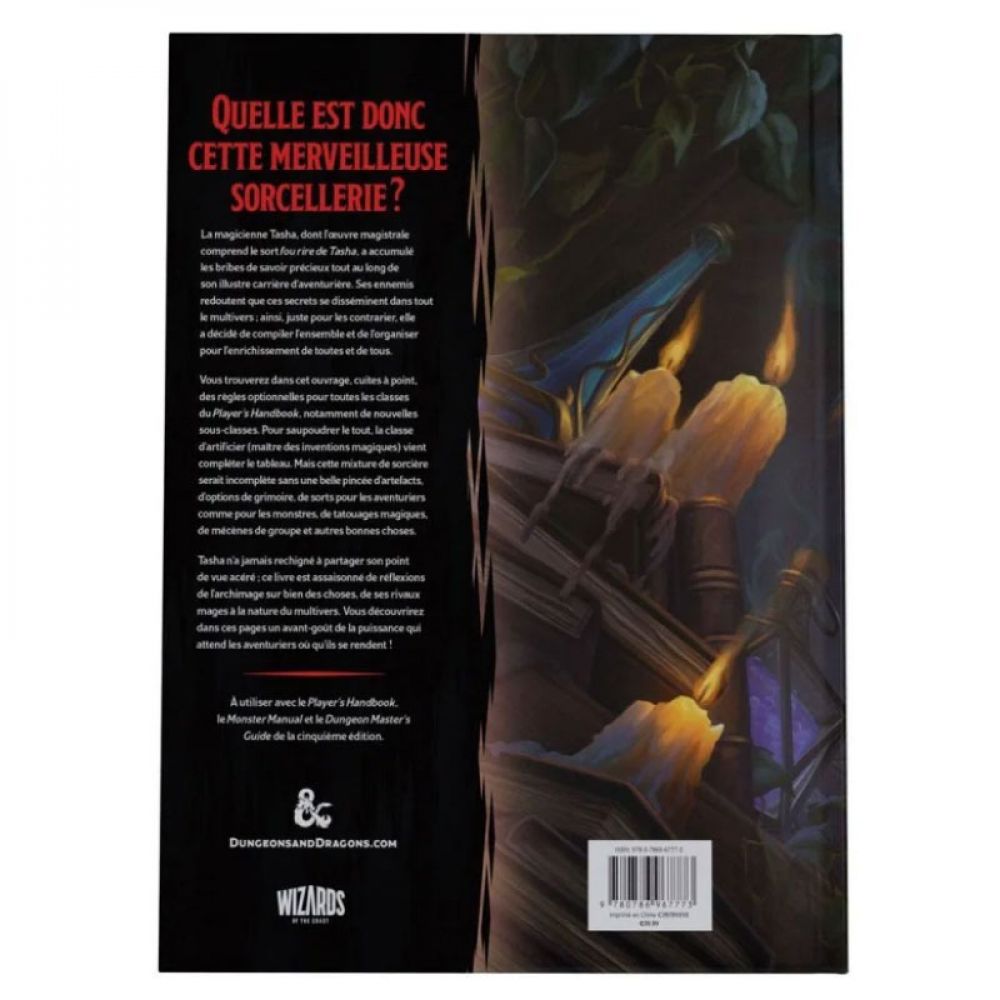 Donjons & Dragons 5E : Le Chaudron des Merveilles de Tasha - donjons & dragons 5e : le chaudron des merveilles de tasha