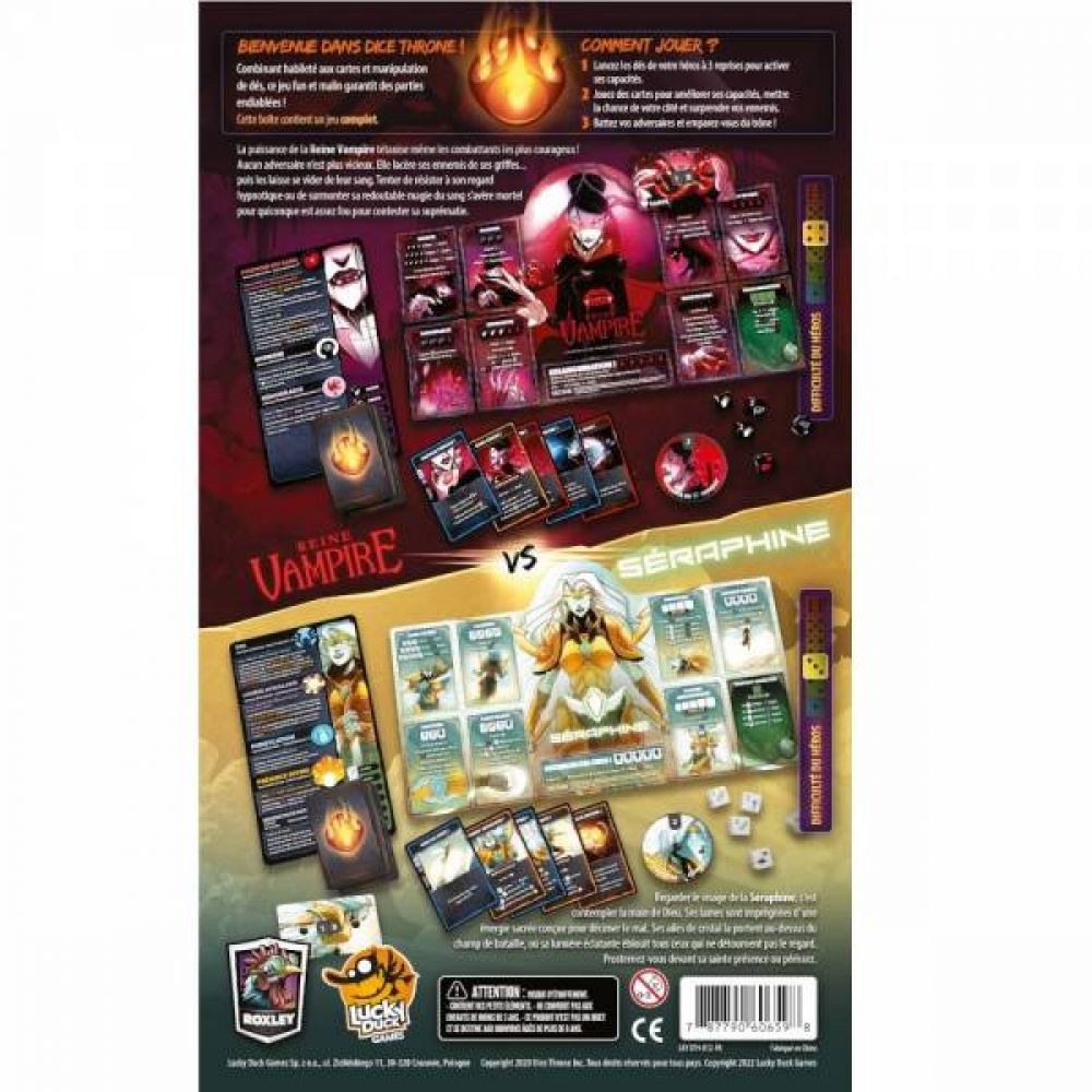 Dice Throne S2 C4 - Séraphine vs Reine Vampire - dice throne s2 c4 séraphine vs reine vampire