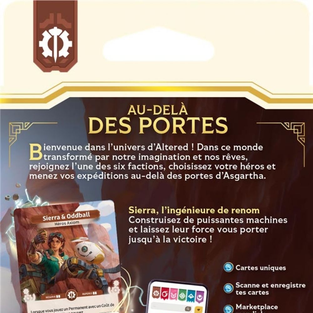 Altered Starter Deck VO : Axiom - altered starter deck fr : axiom