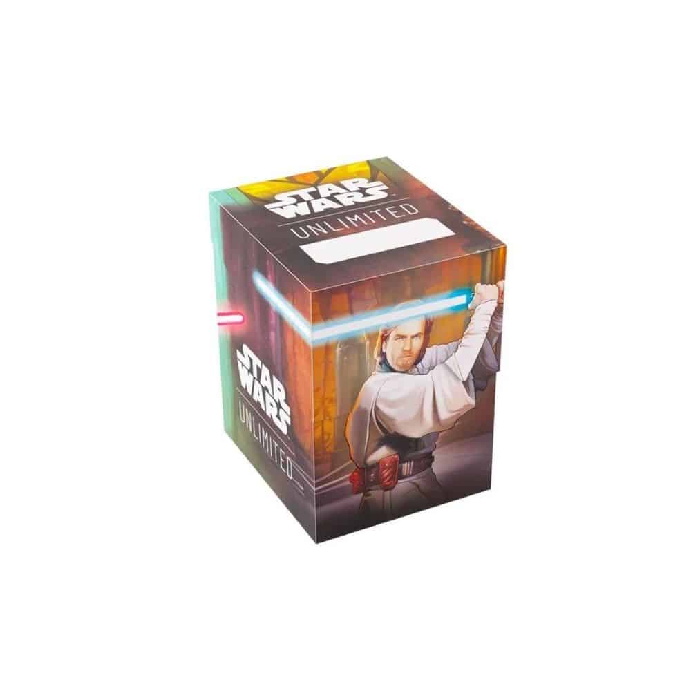 star wars unlimited deck box : obi wan/darth maul