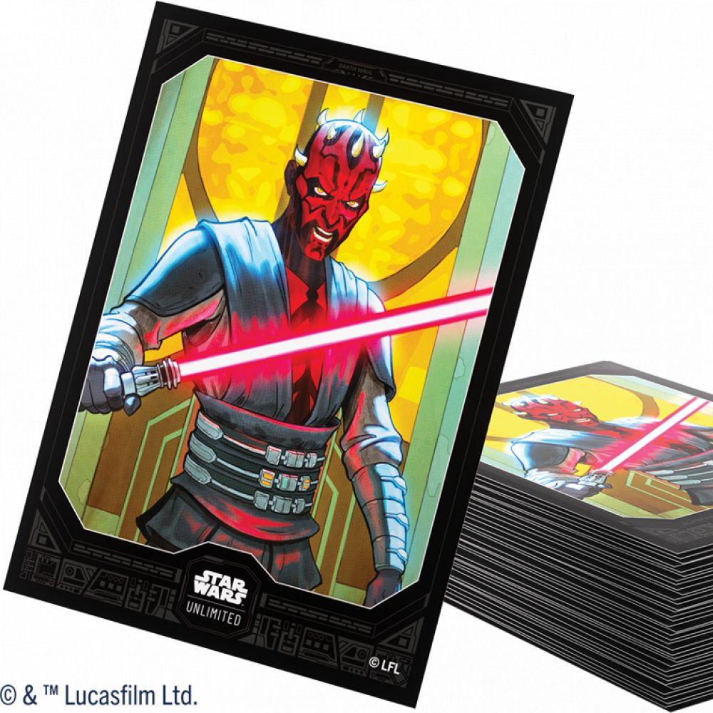 Star Wars Unlimited Art Sleeves : Darth Maul - star wars unlimited art sleeves : darth maul