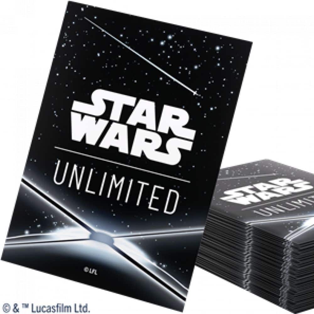 Star Wars Unlimited Art Sleeves : Card Back Black - star wars unlimited art sleeves : card back black