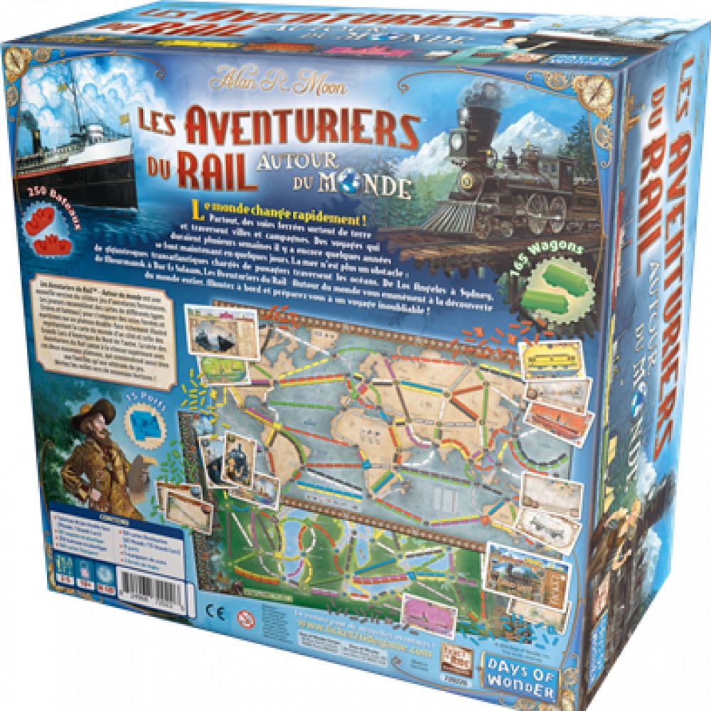 Les Aventuriers du Rail  : Autour du Monde - les aventuriers du rail : autour du monde