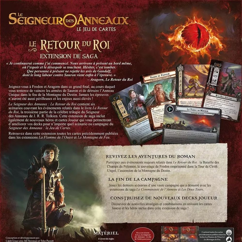 Le Seigneur des Anneaux JCE : extension Le Retour du Roi - sda jce : le retour du roi