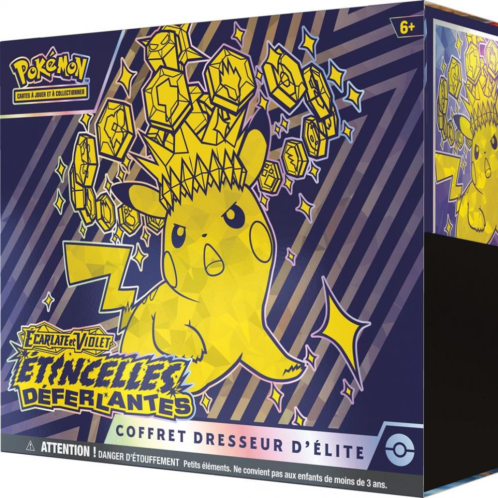 Pokémon EV08 : coffret Dresseur d'Elite Etincelles Déferlantes - pokémon ev08 : coffret dresseur d'elite etincelles déferlantes