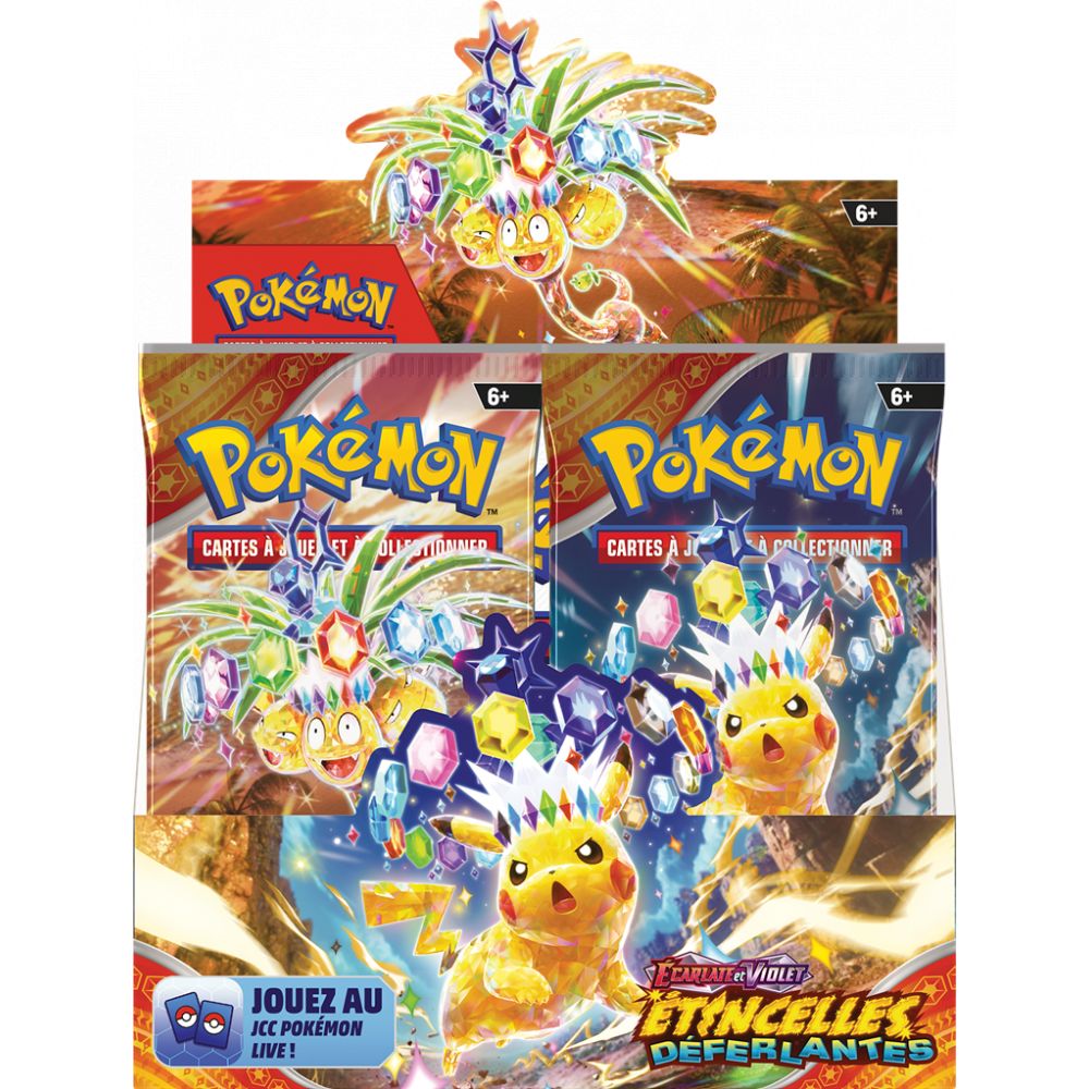 Pokémon EV08 : Display 36 Booster Etincelles Déferlantes
