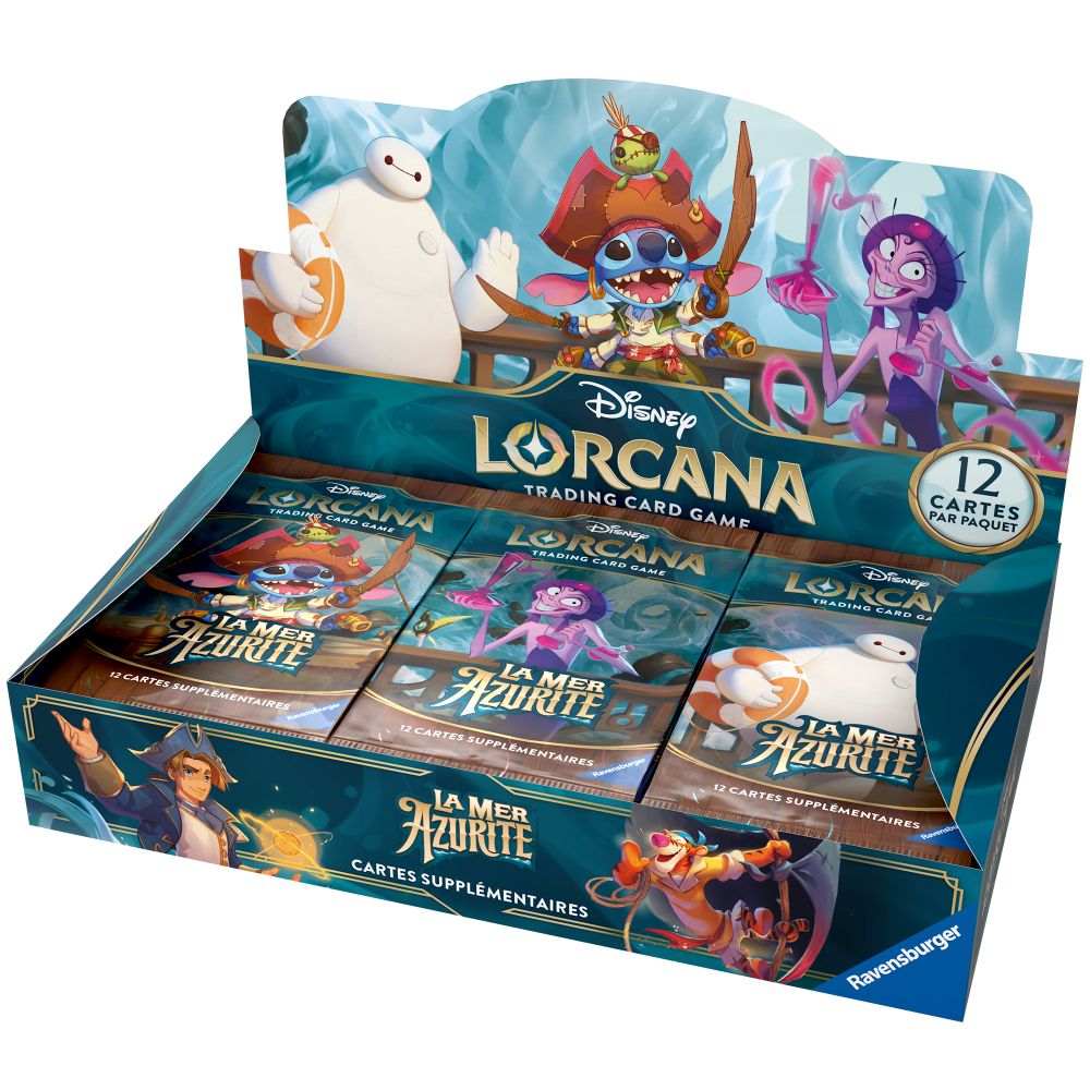 Disney Lorcana Mer Azurite : Display 24 Boosters