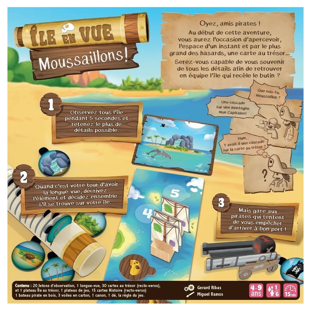 Île en vue moussaillons ! - Île en vue moussaillons !