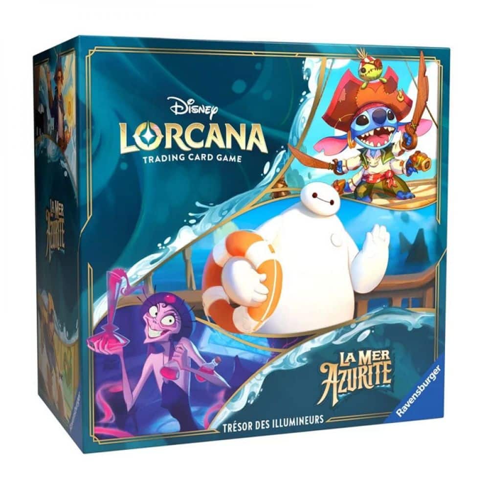Disney Lorcana Mer Azurite : Le Trésor Des Illumineurs