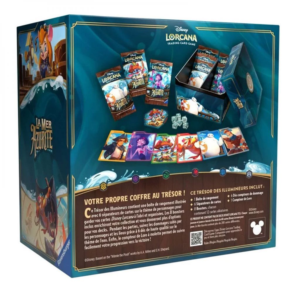 Disney Lorcana Mer Azurite : Le Trésor Des Illumineurs - disney lorcana mer azurite : le trésor des illumineurs