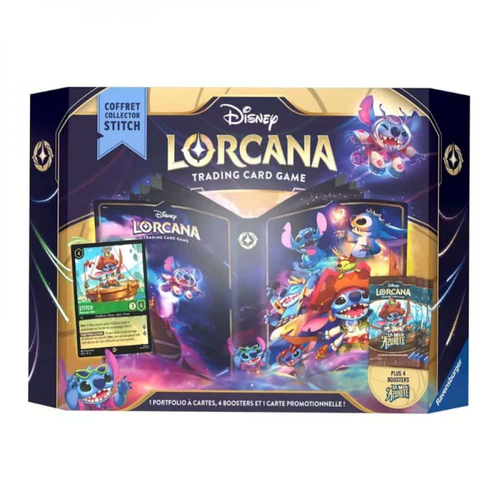 Disney Lorcana Mer Azurite : Coffret-Cadeau Stitch