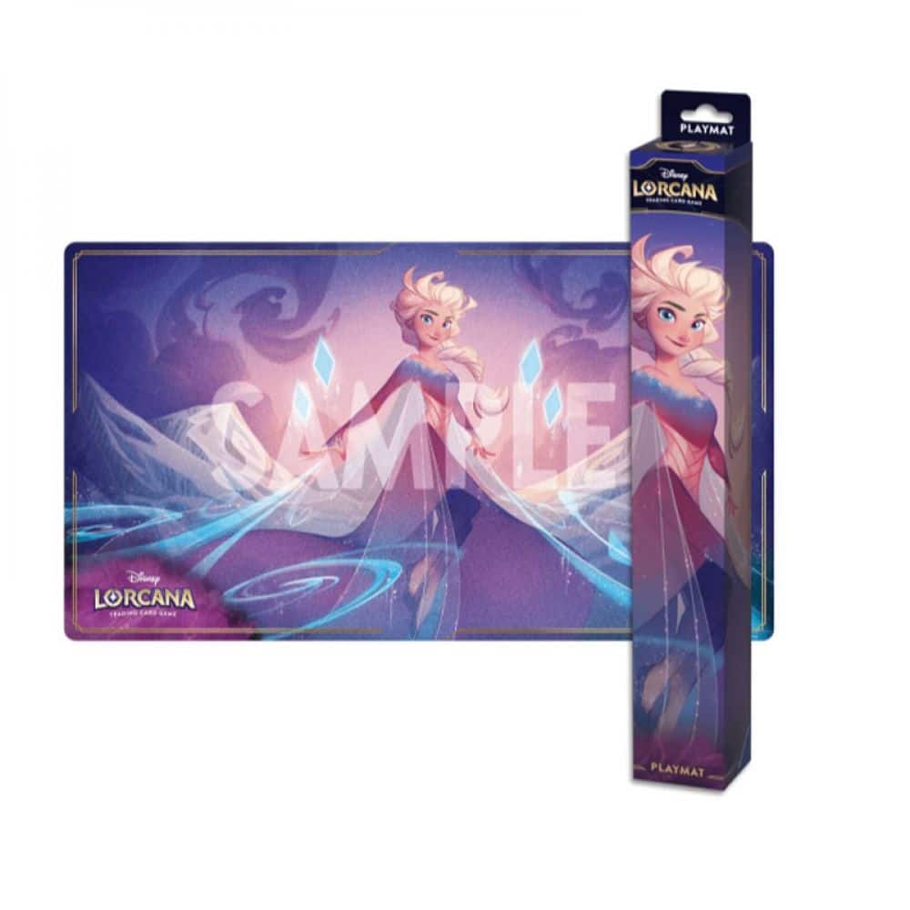 disney lorcana : tapis de jeu elsa