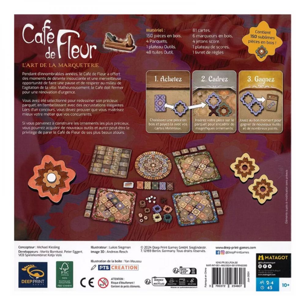 Café de Fleur : L'art de la Marqueterie - café de fleur : l'art de la marqueterie