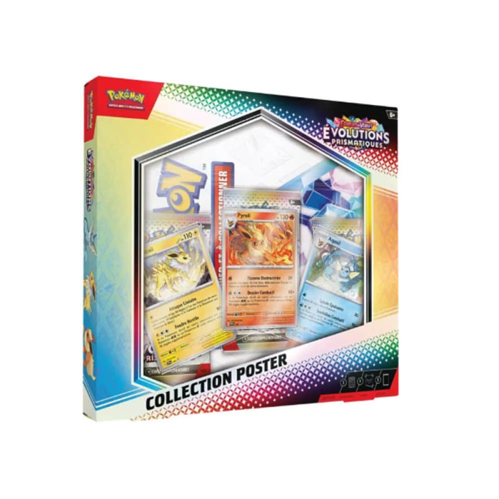 Pokémon : Coffret Poster Évolutions Prismatiques EV8.5