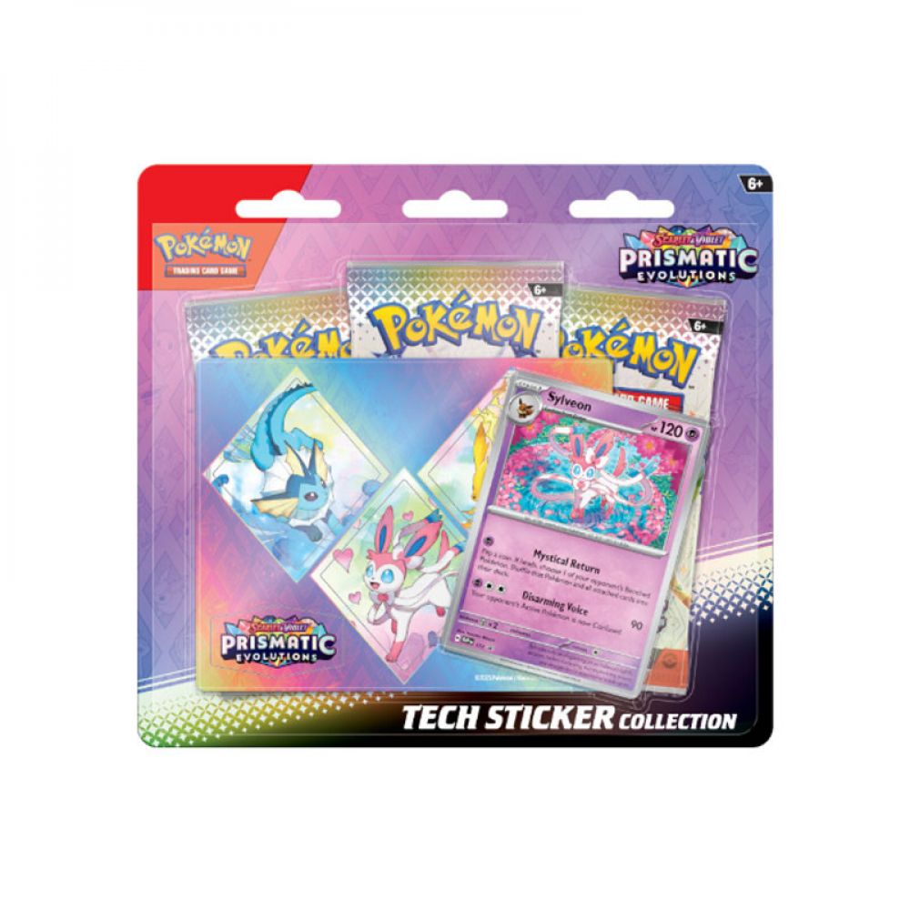 Pokémon : Tech Sticker 3-Pack Évolutions Prismatiques EV8.5