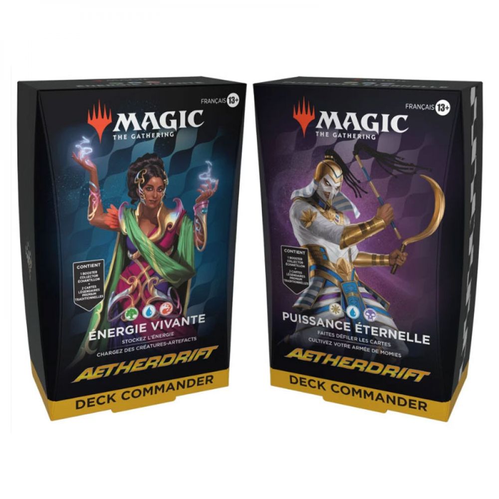 Magic The Gathering : Aetherdrift Lot de 2 Decks Commander