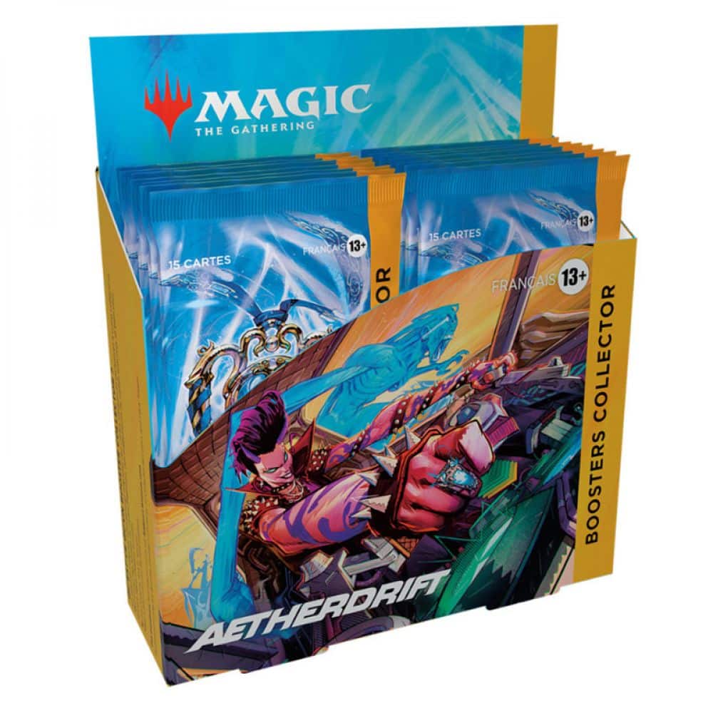 magic the gathering : aetherdrift display collector fr