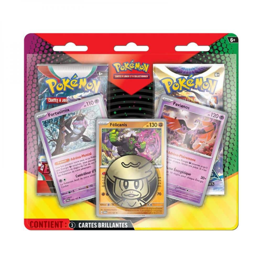 Pokémon : Pack 2 boosters Mars 25