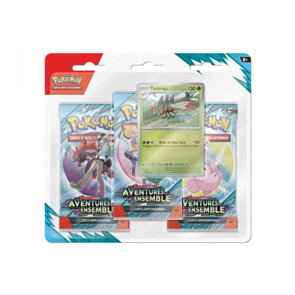 Pokémon EV09 Aventures Ensemble : pack 3 boosters
