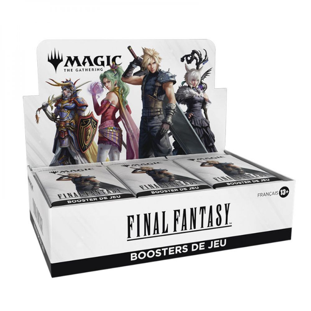 magic the gathering final fantasy display de 30 boosters de jeu vf