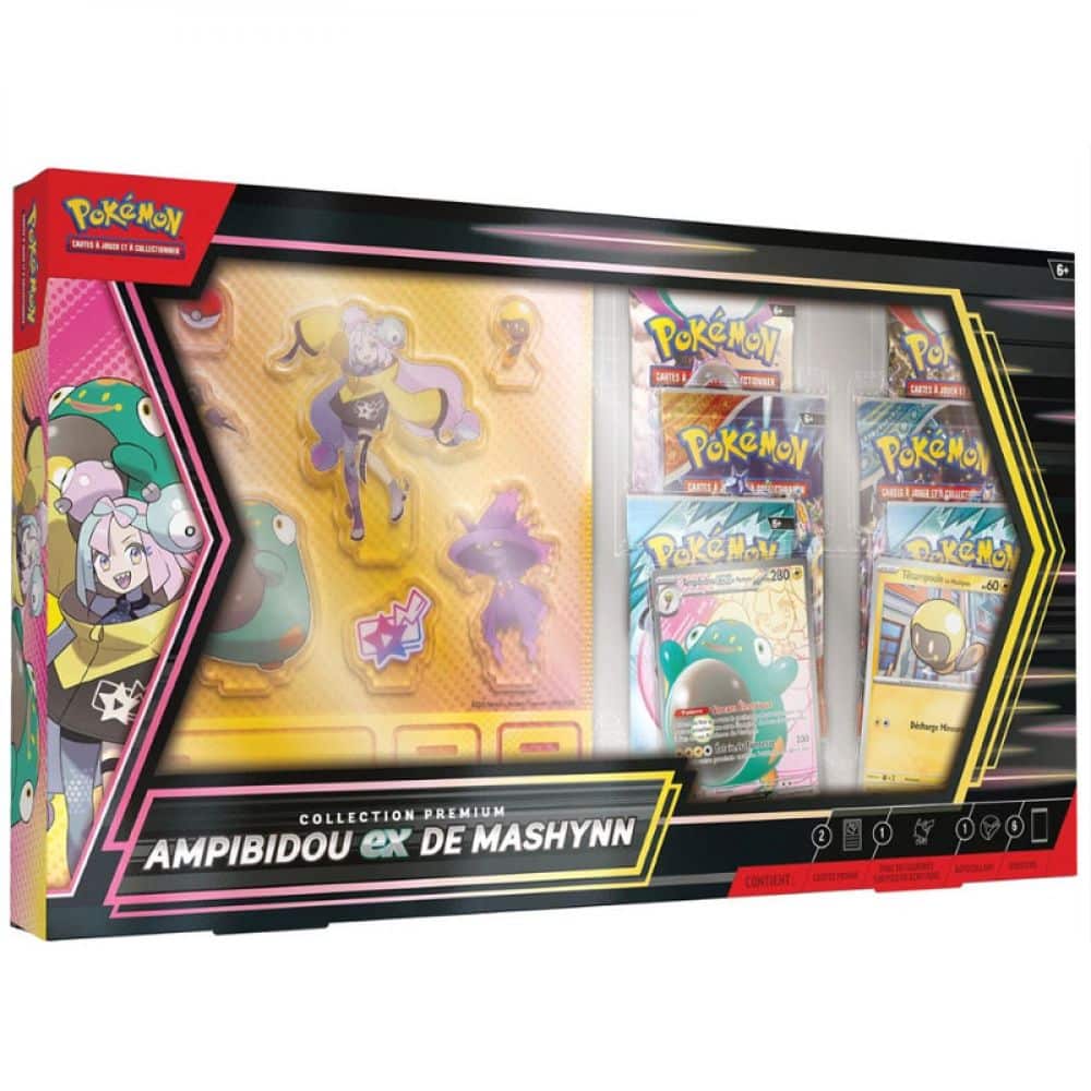 Pokémon : Coffret Premium Ampibidou-ex de Mashynn
