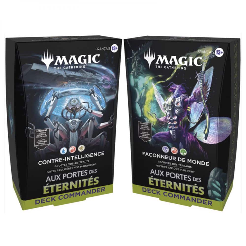Magic The Gathering - Aux Portes Des Eternités :  Decks Commander x2 VF