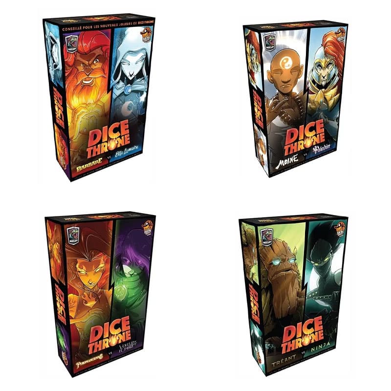 Pack Dice Throne Saison 1 - Les 4 boîtes !