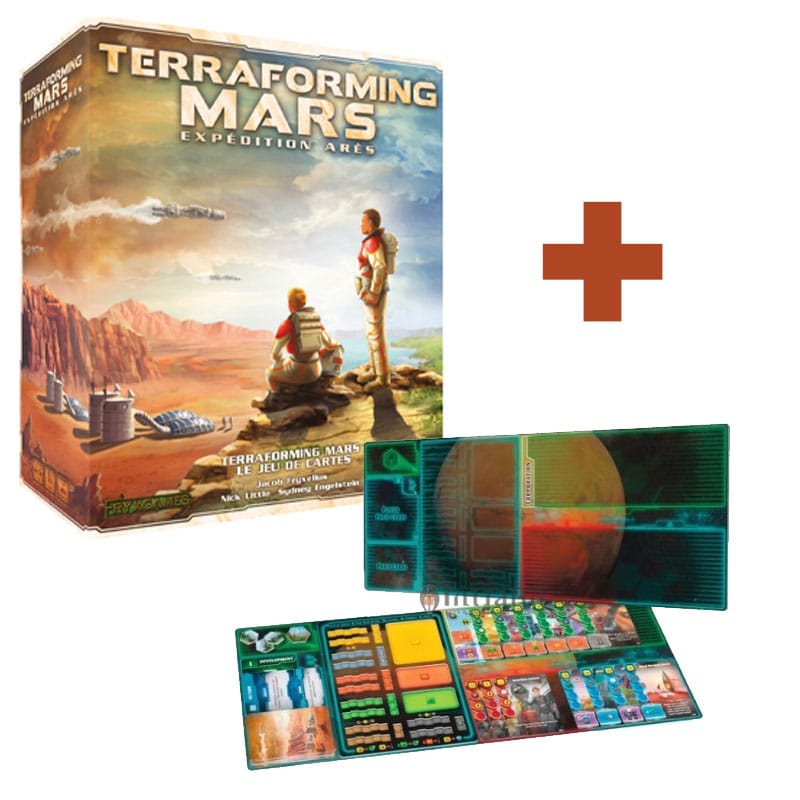 Pack Terraforming Mars : Expédition Arès + 2 Player Mats
