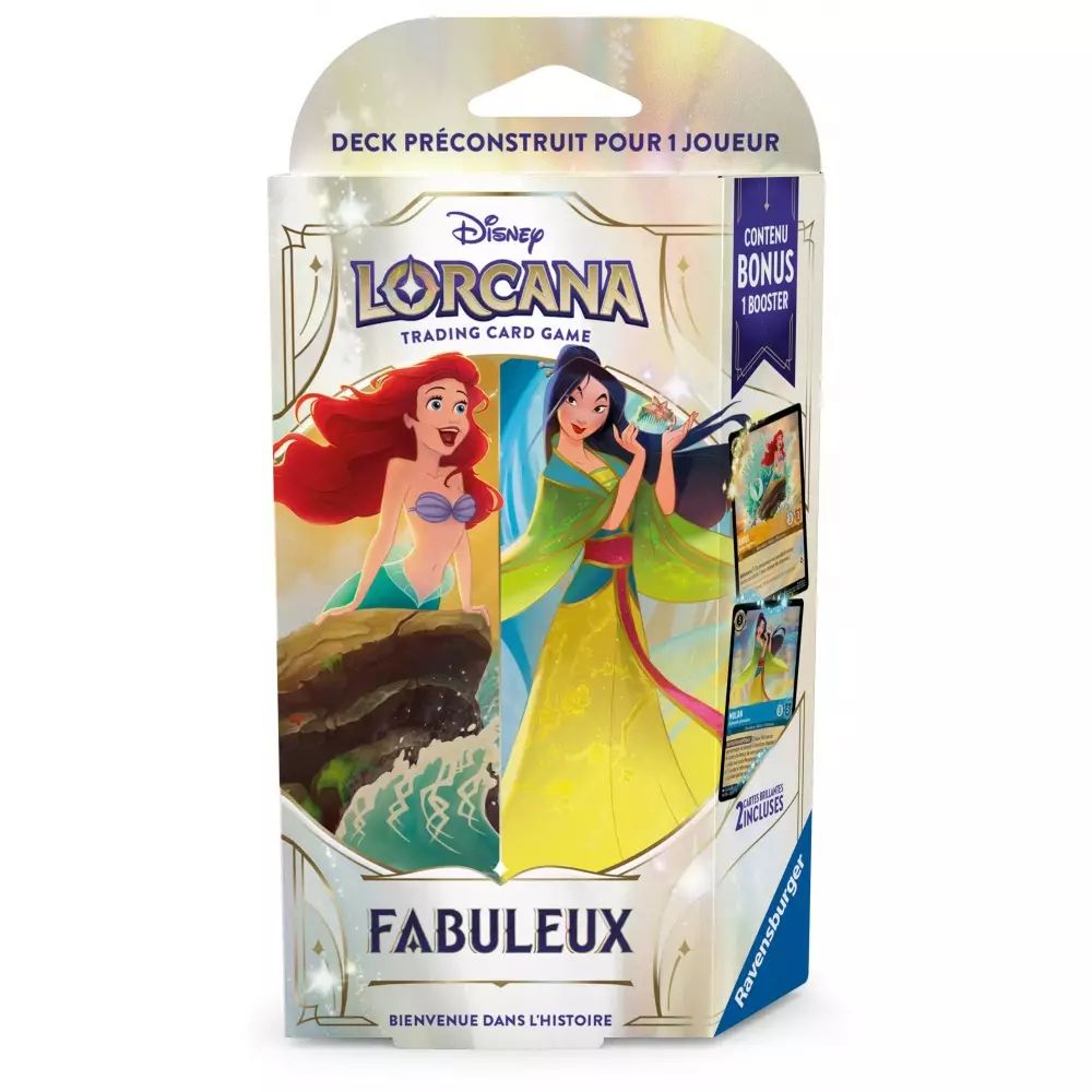 Lorcana - Chapitre 9 Fabuleux : Deck De Démarrage Ariel / Mulan