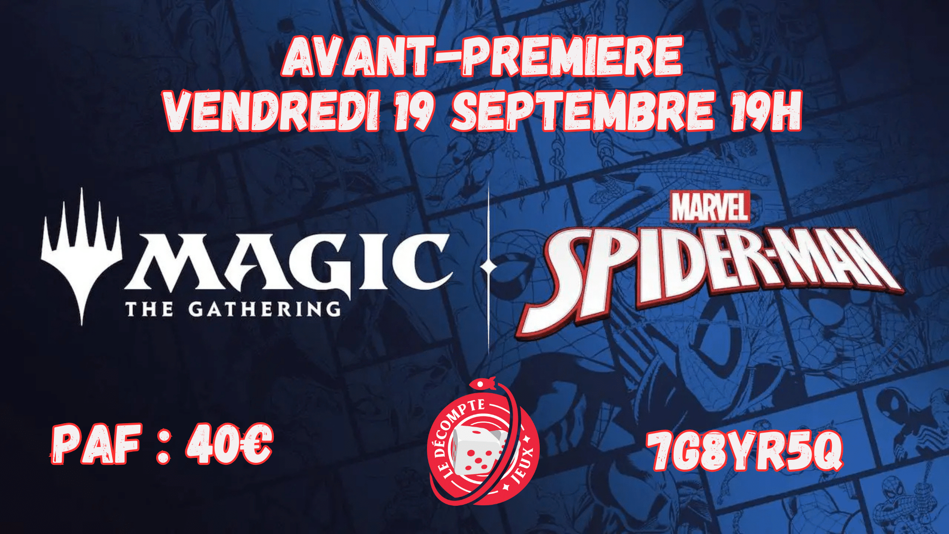avant première magic : spider man