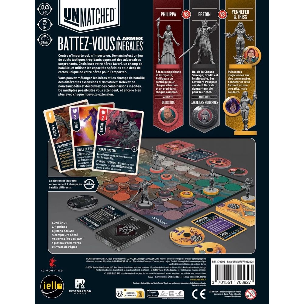 Unmatched - The Witcher : La Chute Des Royaumes - unmatched the witcher : la chute des royaumes