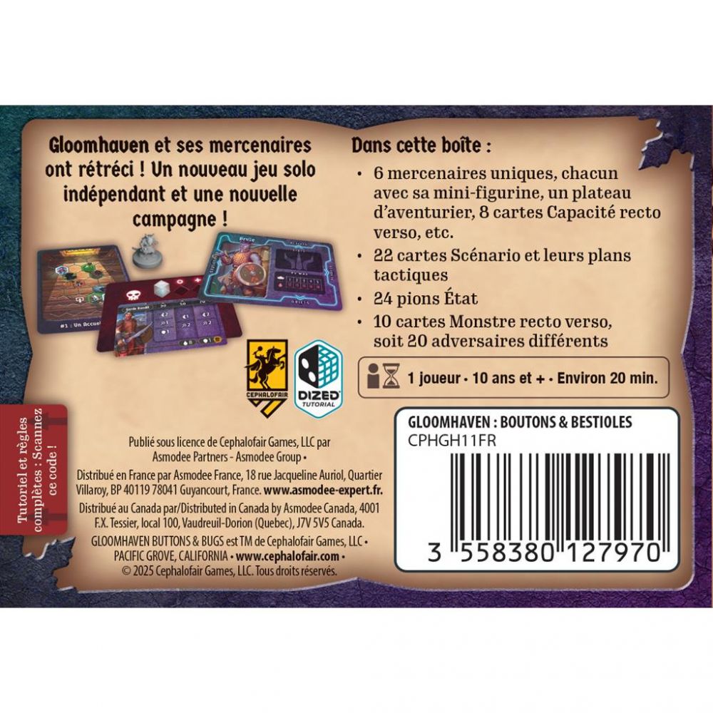 Gloomhaven : Boutons & Bestioles - gloomhaven : boutons & bestioles