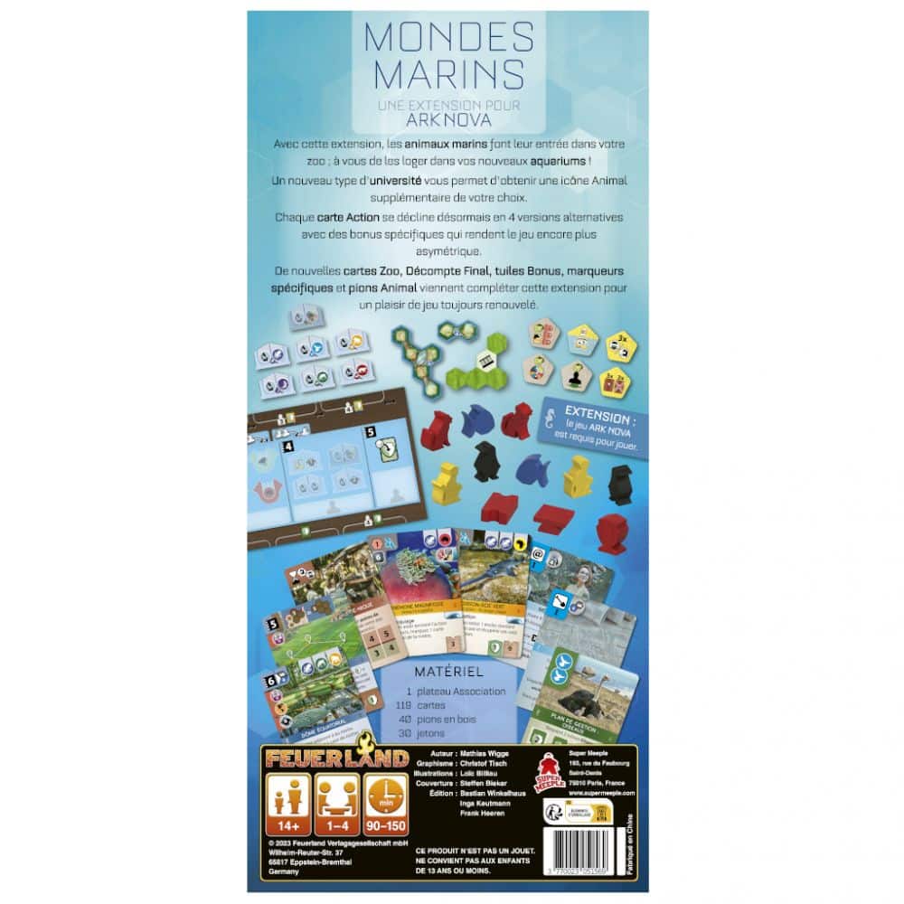 Ark Nova - Extension Mondes Marins - ark nova extension mondes marins