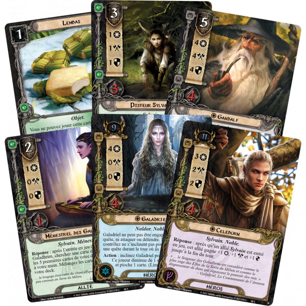 Le Seigneur des Anneaux JCE : deck Les Elfes de la Lórien - le seigneur des anneaux jce : deck les elfes de la lórien