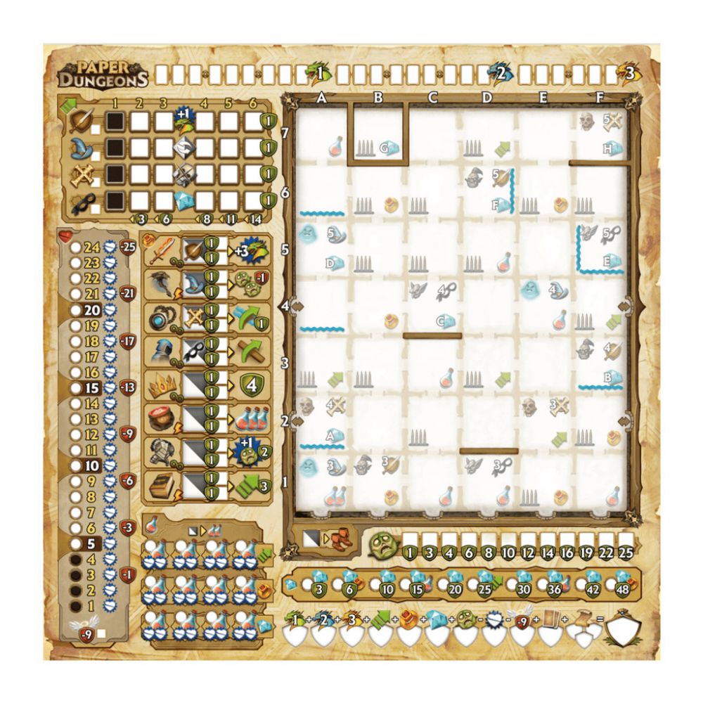 Paper Dungeons - paper dungeons