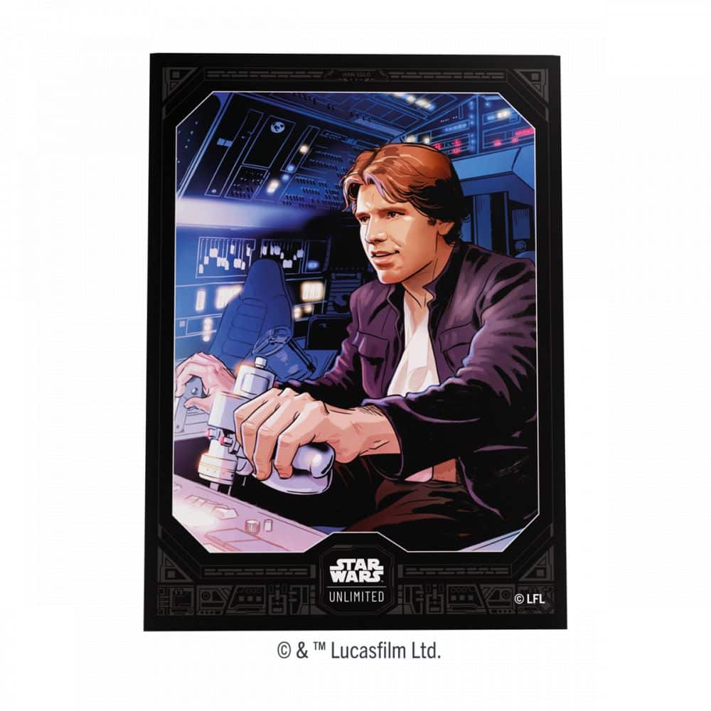 Star Wars Unlimited : Passage en Vitesse Lumiére Art Sleeves : Han Solo