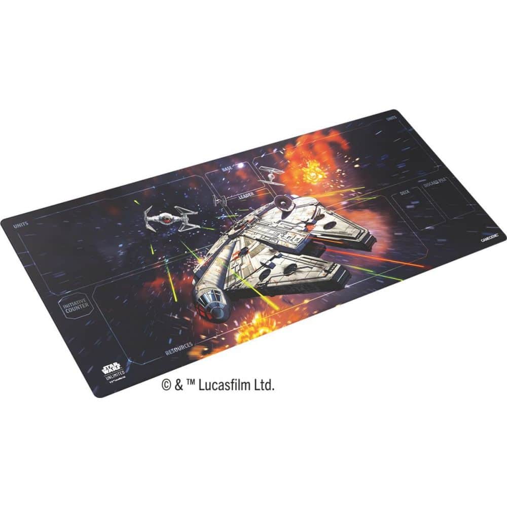 Star Wars Unlimited : Passage en Vitesse Lumiére Xtra Game Mat : Millenium Falcon