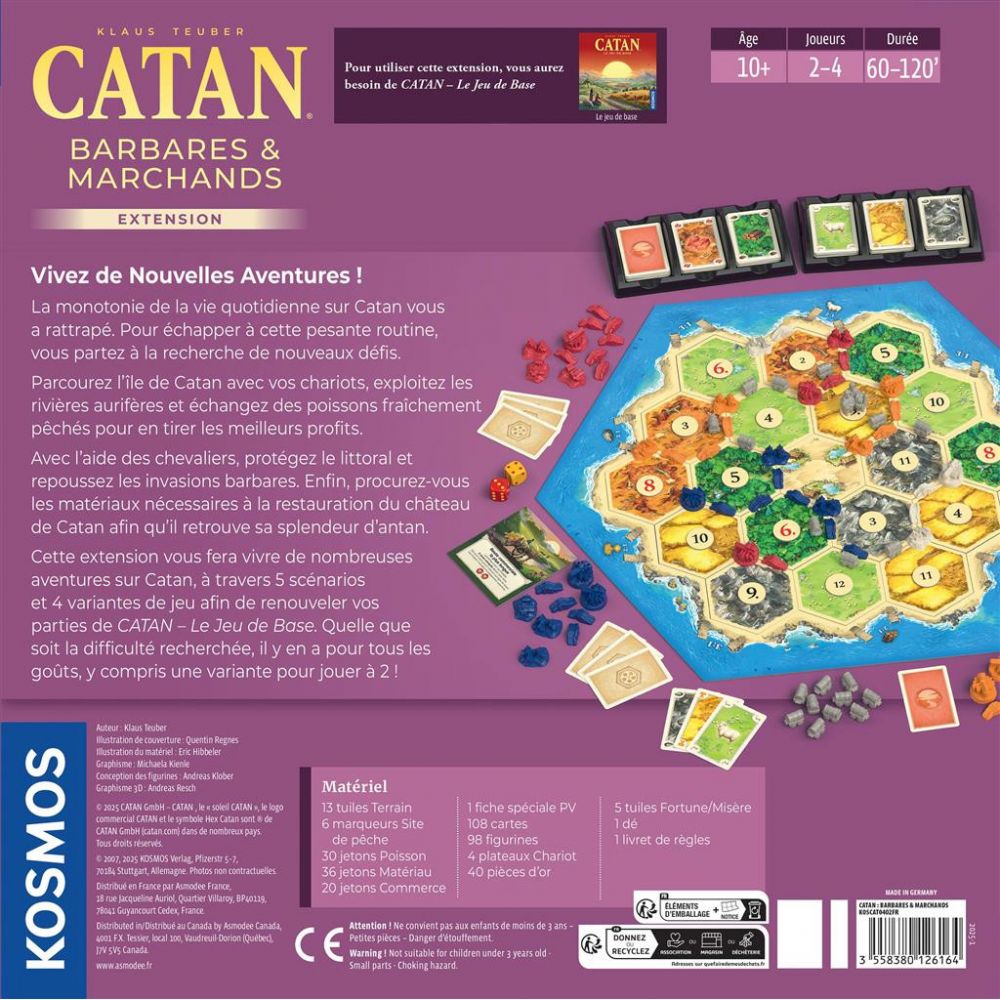 Catan : Barbares et Marchands - catan : barbares et marchands