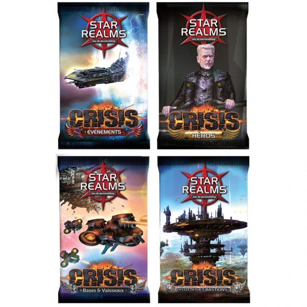 star realms crisis : lot de 4 packs